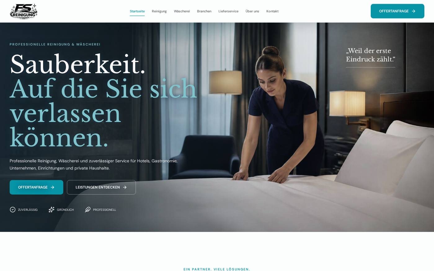FS Reinigung — Website und Google-Einrichtung