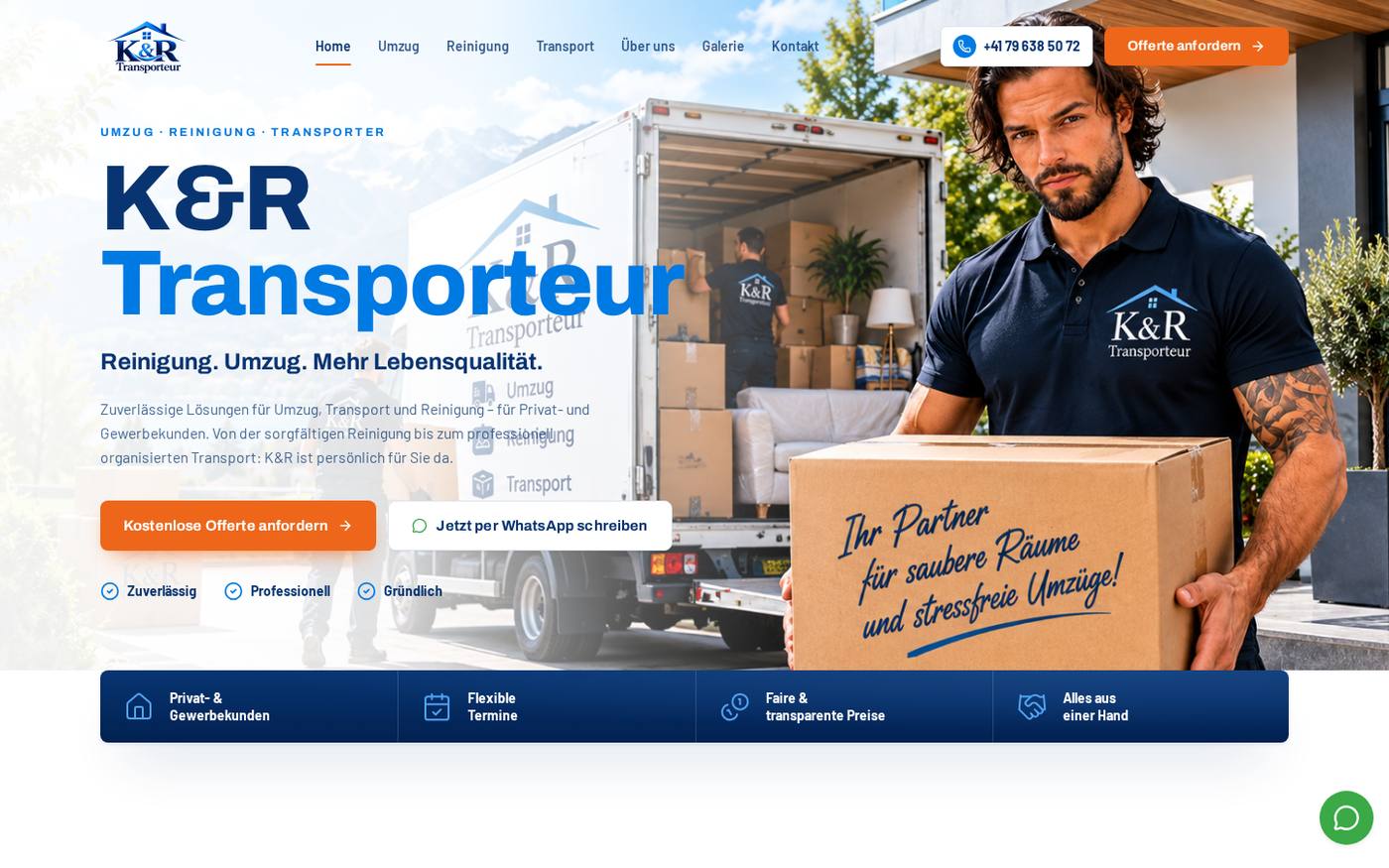 K&R Transporteur — Website und Google-Einrichtung