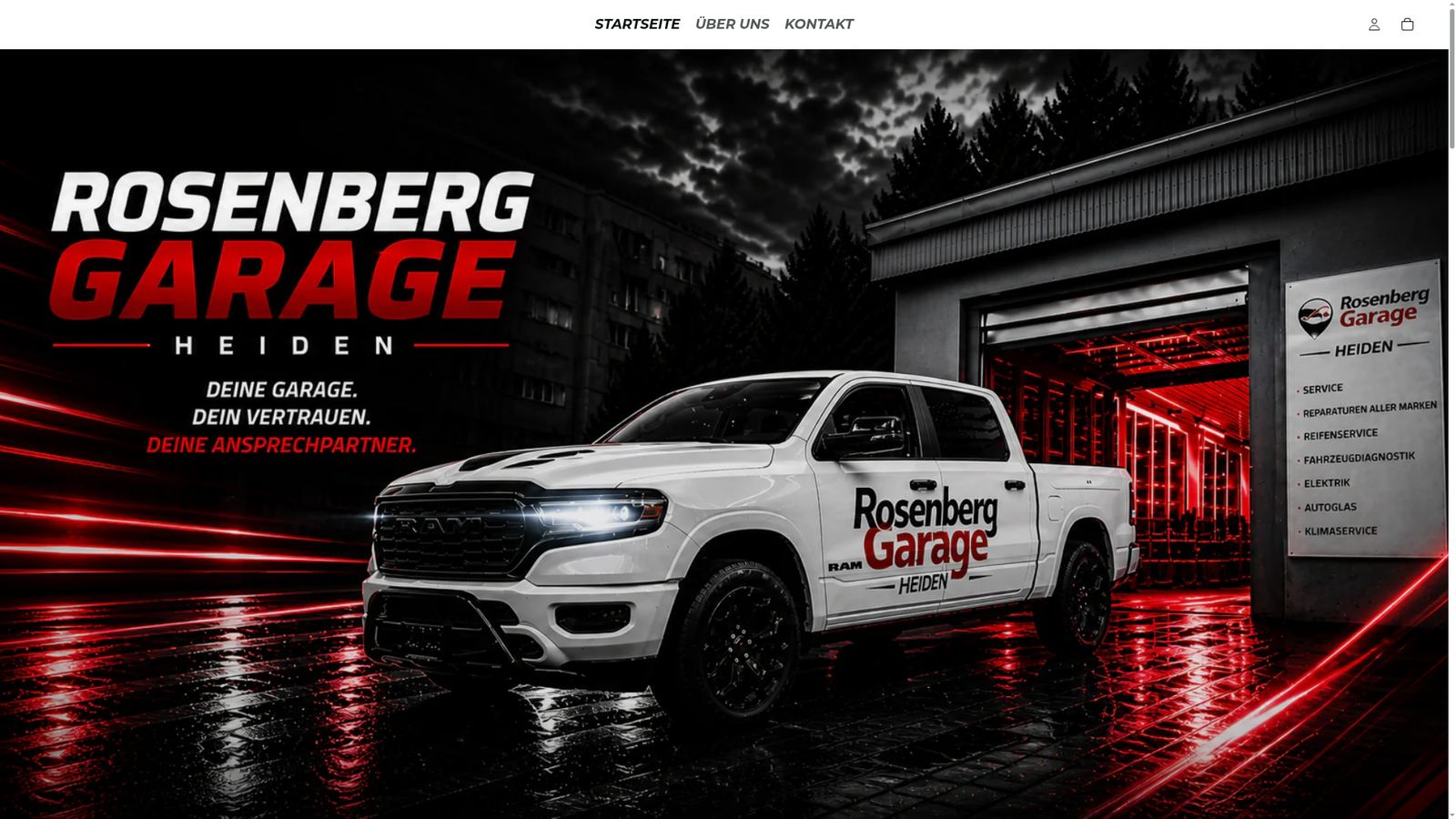 Rosenberg-Garage Heiden — Website-Relaunch und Google-Einrichtung